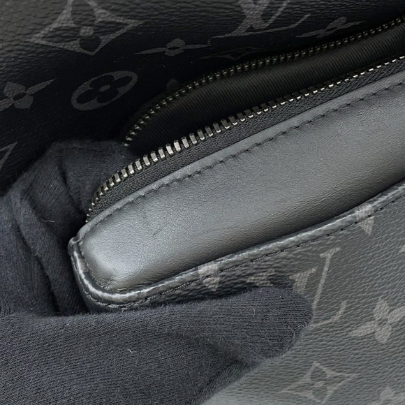 Louis Vuitton Backpack Monogram Eclipse M43186 LOUIS VUITTON Black - Picture 6 of 16